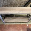 WALKER EDISON Rustic Ash Grey Sofa Table