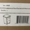 NEW! ARCHITECTURAL MAILBOXES Red Steel Locking Drop Box