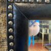 ASHLEY Olivia's Leather Framed Mirror w/ Studs