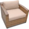 NEW! TK CLASSICS Laguna Patio Wicker Club Chair in Wheat (Southcenter Store)