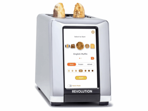 NEW! REVOLUTION COOKING InstaGLO Stainless Steel Smart Toaster Model #R180
