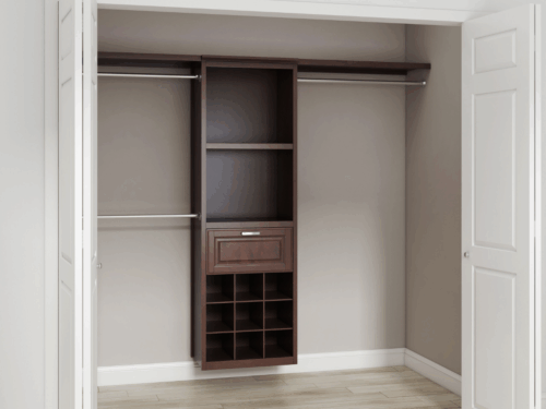 NEW! ALLEN + ROTH Complete Java Closet Kit - Adjustable