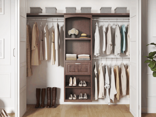 NEW! ALLEN + ROTH Complete Java Closet Kit