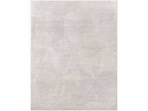 RESTORATION HARDWARE Kaveri Wool & Silk Rug in Dove