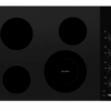 NEW! WHIRLPOOL 30-in 4 Burner Smooth Surface Black Electric Cooktop Model #WCE55US0HB1