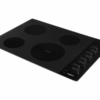 NEW! WHIRLPOOL 30-in 4 Burner Smooth Surface Black Electric Cooktop Model #WCE55US0HB1