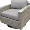 TK Classics Florence Swivel Outdoor Chair, Grey (Auburn Store)
