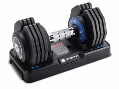 XTERRA 55Lb. Adjustable 10-in-1 Dumbbell