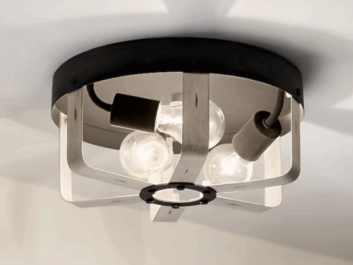 KICHLER Gartin Flush Mount Ceiling Fixture Model #2296061
