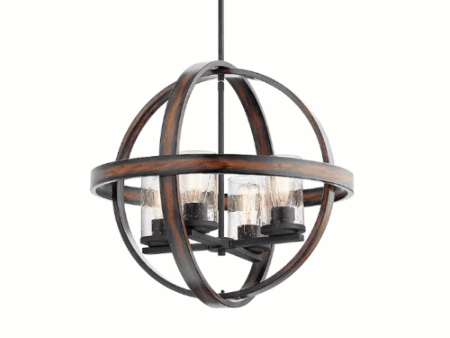 KICHLER Barrington 4-Light Pendant Fixture Model #810280