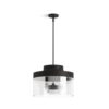KOHLER Purist 18" Matte Black Pendant Light