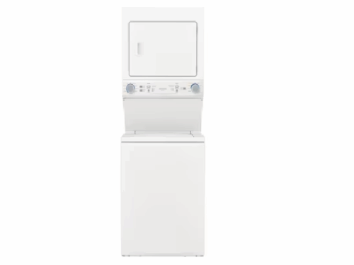NEW! FRIGIDAIRE Stacked Gas Washer Dryer Model #FLCG7522AW