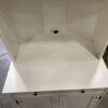 IKEA White Base Cabinet with Corner Hutch Top