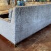 TAYLOR KING Stylish Grey Stud Trim 3-Seater Sofa