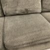 PACIFIC Dark Green Pinstriped Fabric 3 Seat Sofa