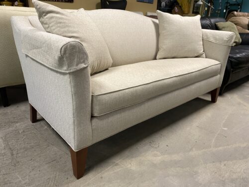 ETHAN ALLEN Down Filled Cream Sofa