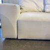 RESTORATION HARDWARE White Velvet Right Arm Sofa with Chaise Sectional