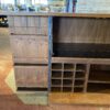 JOHN'S FINE FURNITURE FACTORY CO. Vintage Bar Cabinet with Granite Top