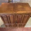 JOHN'S FINE FURNITURE FACTORY CO. Vintage Bar Cabinet with Granite Top