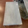 SHERRILL FURNITURE Rectangular Grey Wood Coffee Table with Silver Legs