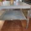 SHERRILL FURNITURE Rectangular Grey Wood Coffee Table with Silver Legs