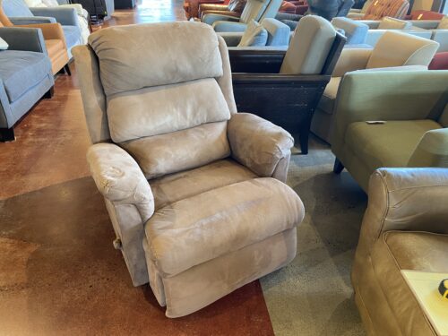 Soft Brown Manual Recliner Chair