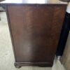 Dark Wooden Fireplace TV Stand w/ Adjustable Temperature & Brightness