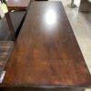 Dark Wooden Fireplace TV Stand w/ Adjustable Temperature & Brightness