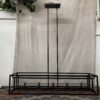 Double Rectangular 5-Light Chandelier