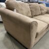 BAUHAUS Light Tan Sunkissed Angle Armed Sofa and Ottoman