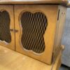 French Provincial 2 Tier Nightstand with Confession Booth Doors