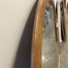 Arched Hanging Mirror in an Oak Finished Frame