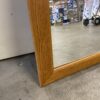 Arched Hanging Mirror in an Oak Finished Frame