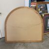 Arched Hanging Mirror in an Oak Finished Frame