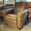 Fawn Brown Manual Recliner Armchair