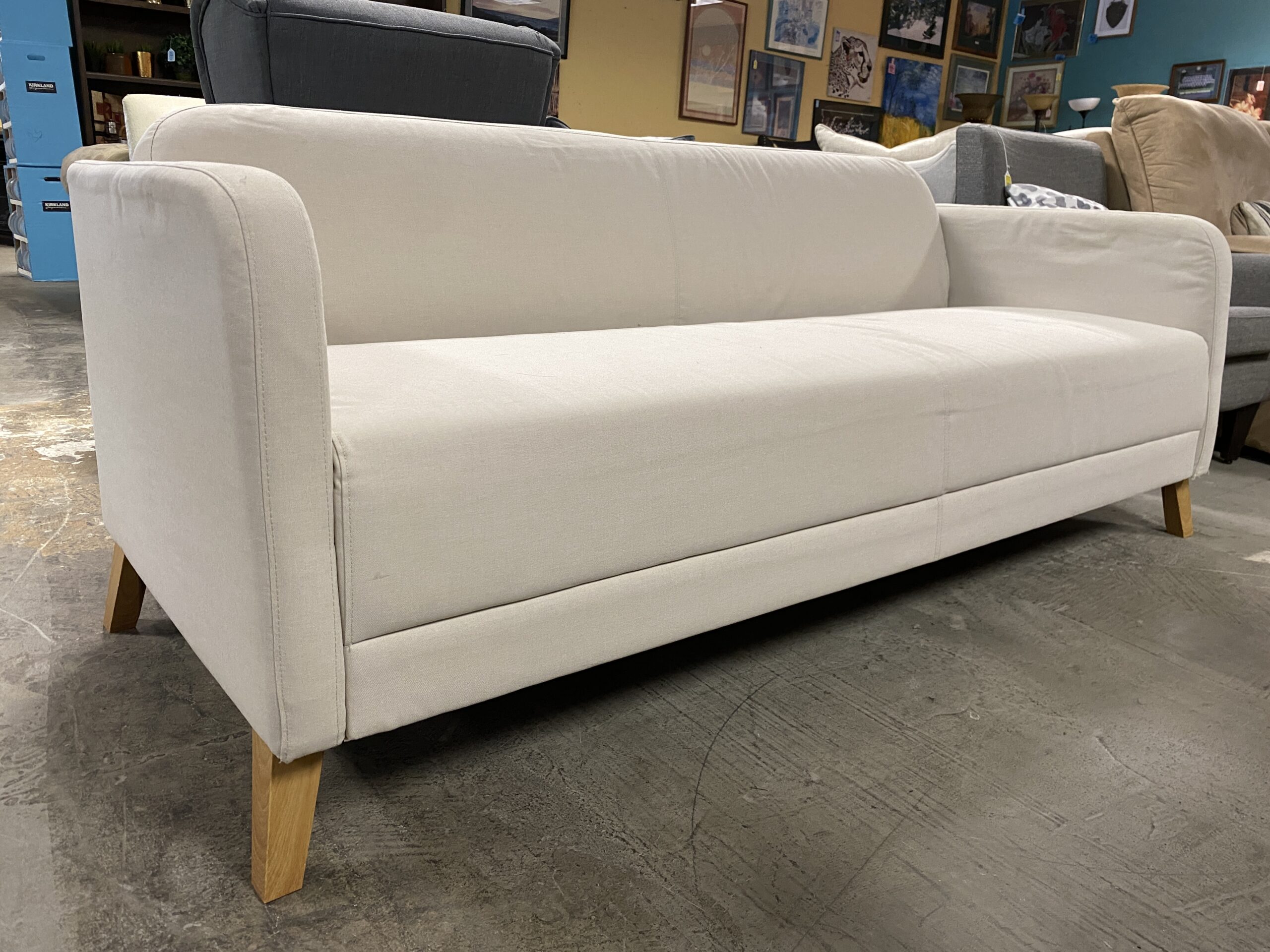 IKEA Linanos White Sofa