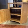 Blonde Stand-Alone Corner Cabinet