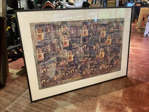 Handmade Paper Collage Art
