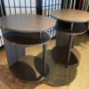 Minimal Oval Nightstand/Side Table Set (2)