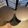 Minimal Oval Nightstand/Side Table Set (2)