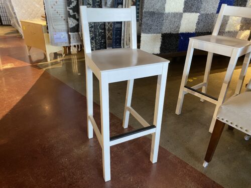 IKEA Nordviken Bar Stool w/ Backrest, White