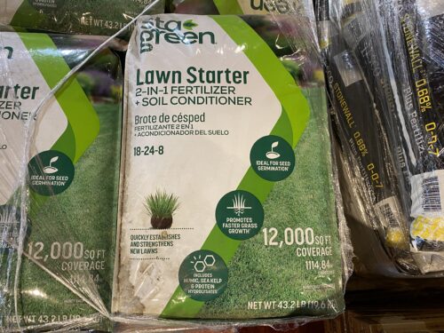 STA-GREEN Lawn Starter 2-in-1 Fertilizer + Soil Conditioner, 12,000 Sq. Ft.