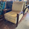Subtle Orange Geode Lowkey Recliner Armchair