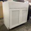 NEW! ARISTOKRAFT CABINETRY Masterbrand Cabinets White 2-Door Cabinet