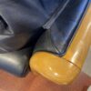 Maurice Villency Leather & Teak Armchair