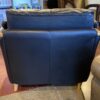 Maurice Villency Leather & Teak Armchair