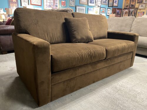 LA-Z-BOY Brown Full Size Air Mattress Sleeper Sofa w/ Pump