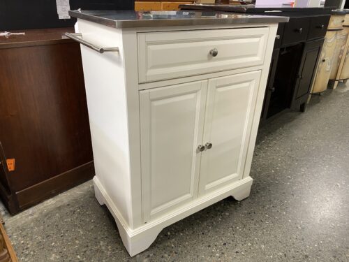 CROSLEY Stainless Steel Top Kitchen Island