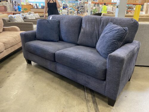 WANEK Nalu Navy Blue Ultra Soft Loveseat