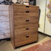 Rounded Corner 5-Drawer Tallboy Dresser